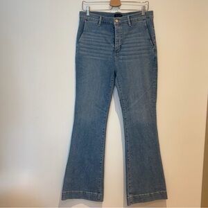 NWOT - Ann Taylor High Rise Flare Blue Women's Trouser Jeans